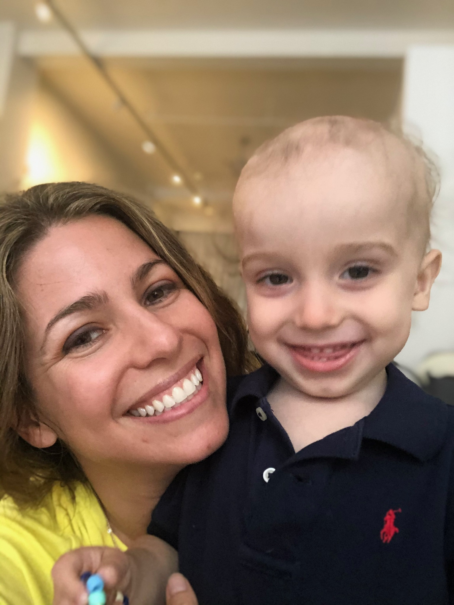 Jess with her son